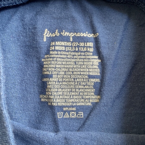 First Impressions “Hanging with my peeps” outfit bundle 24M - Picture 6 of 15